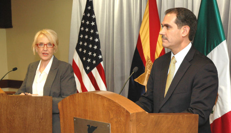 Jan Brewer and Guillermo Padres